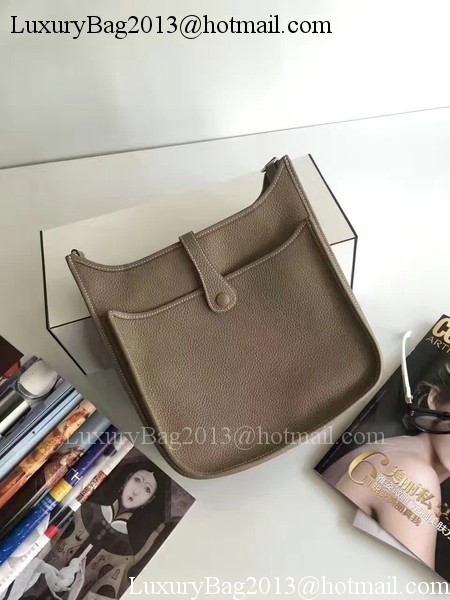 Hermes Evelyne 30cm Messenger Bag E3301 Grey