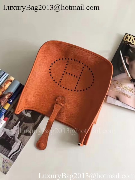 Hermes Evelyne 30cm Messenger Bag E3301 Orange