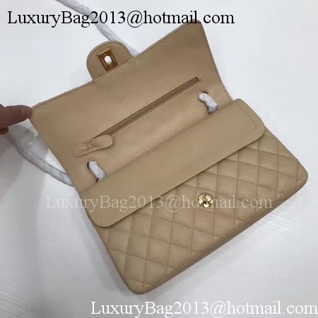 Chanel 2.55 Series Flap Bags Original Cannage Pattern A1112 Apricot