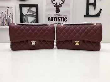 Chanel 2.55 Series Flap Bags Original Cannage Pattern A1112 Wine