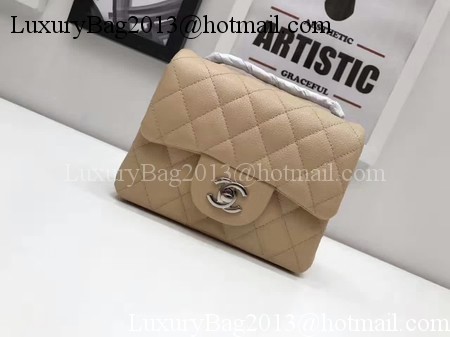 Chanel Classic MINI Flap Bag Original Cannage Pattern A1115 Apricot