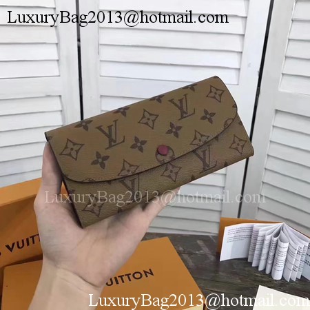 Louis Vuitton Monogram Canvas EMILIE WALLET M60697 Purple Louis Vuitton Monogram Canvas EMILIE WALLET M60697 Purple