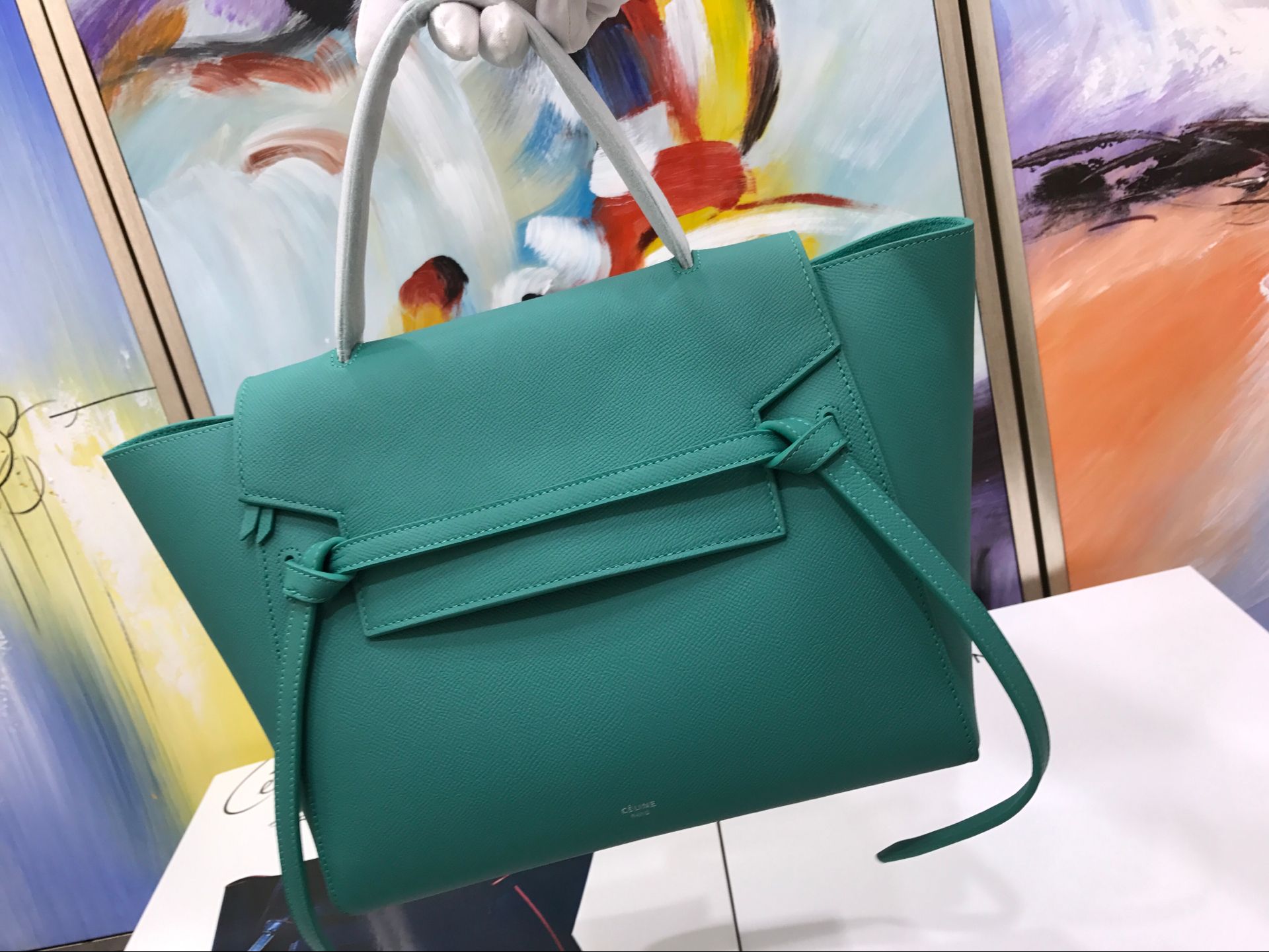 Celine Belt Bag Original Leather C98312 Green