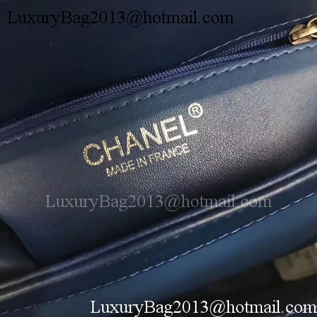 Chanel Classic Top Handle Bag Original Sheepskin Leather A92991 Royal