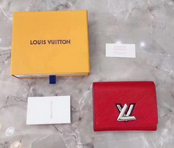 Louis Vuitton Epi Leather TWIST COMPACT WALLET M64414 Red