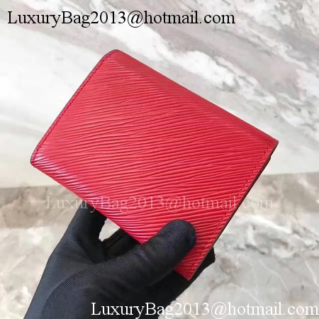 Louis Vuitton Epi Leather TWIST COMPACT WALLET M64414 Red