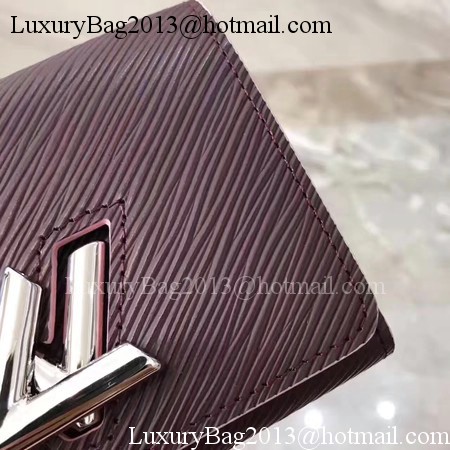 Louis Vuitton Epi Leather TWIST COMPACT WALLET M64414 Wine