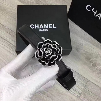 Chanel 20mm Leather Belt CH0801 Black