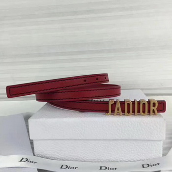 Dior 30mm Leather Belt CD2366 Red