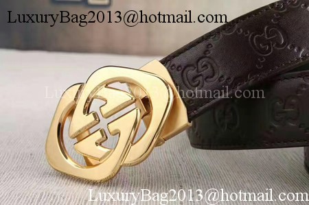 Gucci 34mm Leather Belt GG0804 Brown Gucci 34mm Leather Belt GG0804 Brown