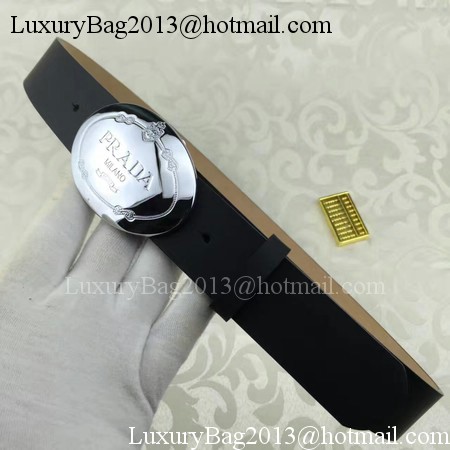 Prada Leather Belt PD0803 Black Prada Leather Belt PD0803 Black