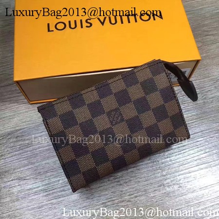 Louis Vuitton Damier Ebene Canvas TOILETRY POUCH 15 M47546