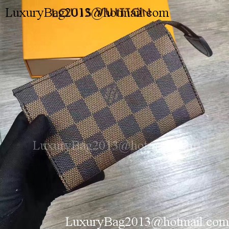 Louis Vuitton Damier Ebene Canvas TOILETRY POUCH 15 M47546