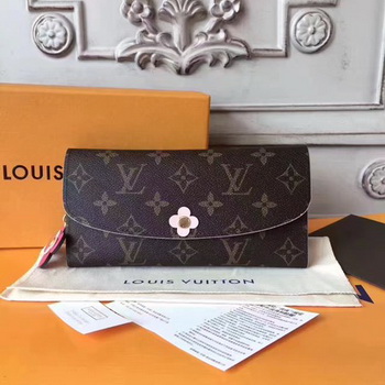 Louis Vuitton Monogram Canvas EMILIE WALLET M64202