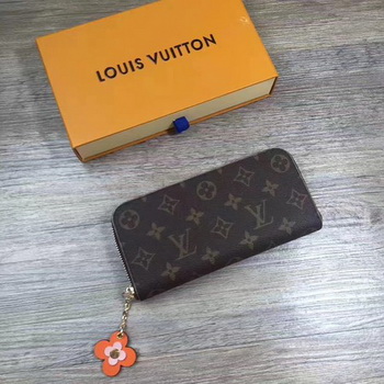 Louis Vuitton Monogram Canvas CLEMENCE WALLET M64201 Orange