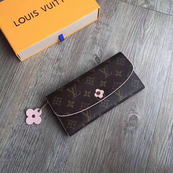 Louis Vuitton Monogram Canvas EMILIE WALLET M64202 Pink