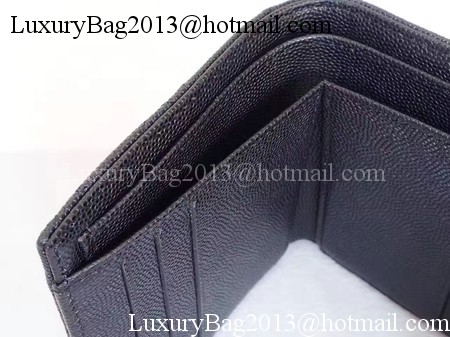 Chanel Matelasse Bi-Fold Wallet Black Cannage Patterns A48980 Black