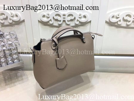 Fendi BY THE WAY Bag Original Calfskin Leather F2689 Light Grey