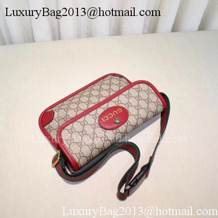 Gucci GG Supreme Belt Bag 493930 Red