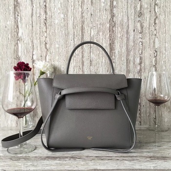 Celine Belt mini Bag Original Leather C98310 Deep Grey