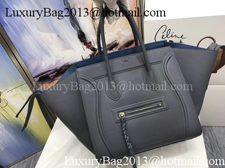 Celine Luggage Phantom Tote Bag Calfskin Leather CT3372 Deep Grey