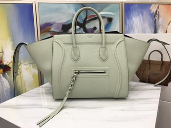 Celine Luggage Phantom Tote Bag Calfskin Leather CT3372 Light Grey