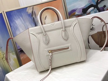 Celine Luggage Phantom Tote Bag Calfskin Leather CT3372 OffWhite