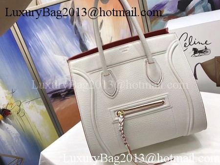 Celine Luggage Phantom Tote Bag Calfskin Leather CT3372 OffWhite