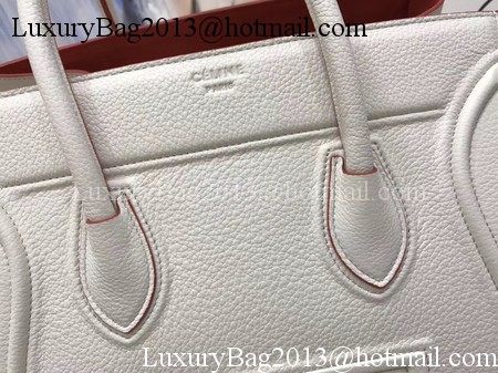 Celine Luggage Phantom Tote Bag Calfskin Leather CT3372 OffWhite