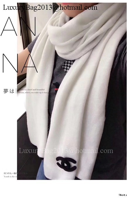 Chanel Scarf A2830 OffWhite