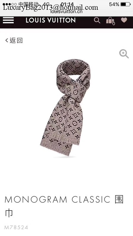 Louis Vuitton Scarf A2360 Apricot