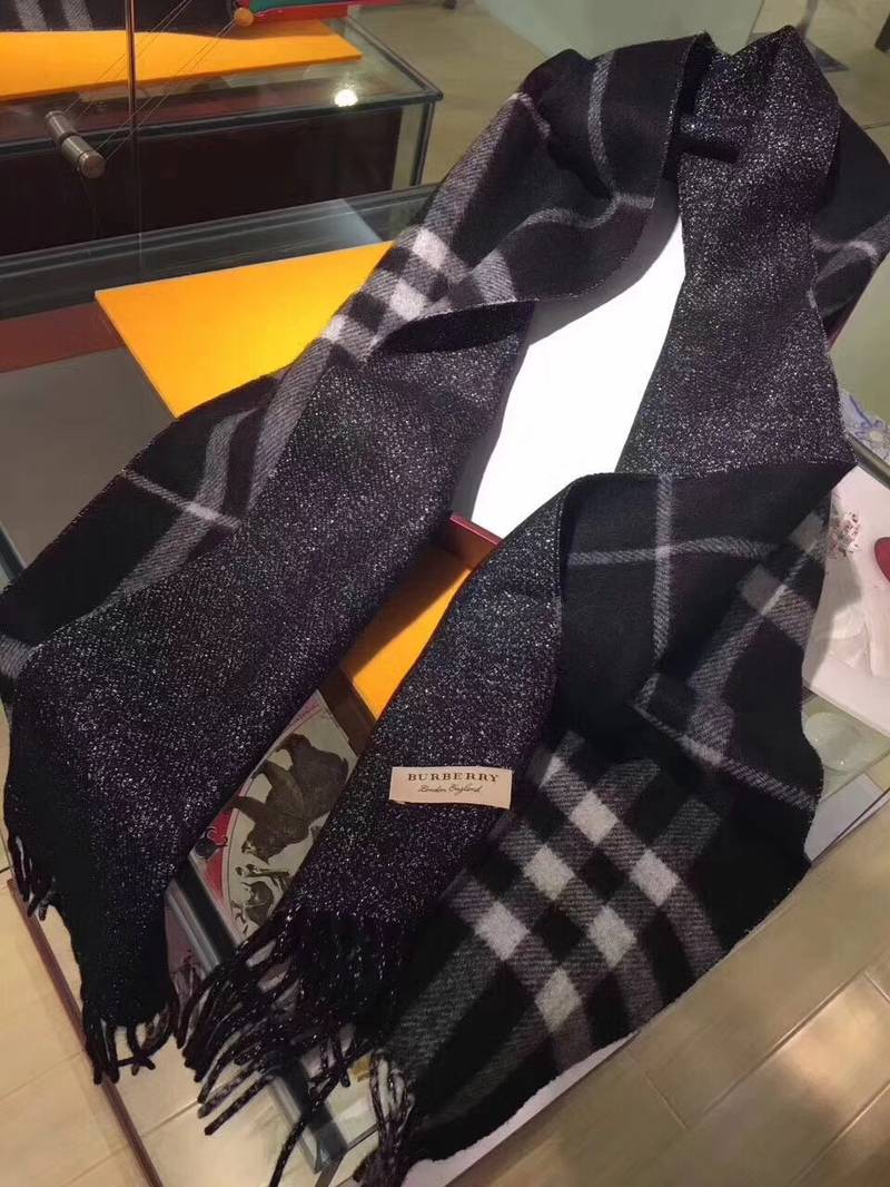 BURBERRY SCARF Black BUR36C