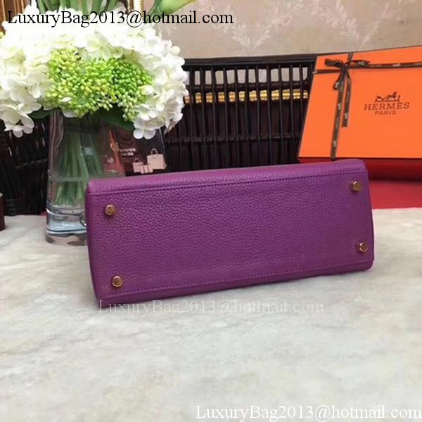 Hermes Kelly 32cm Shoulder Bag TOGO Leather KY32 Purple