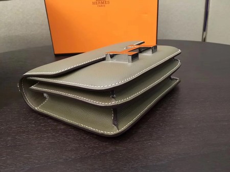 Hermes Constance Bag Original Calfskin Leather H9910 Grey