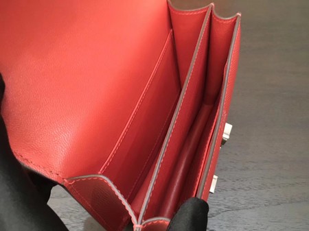 Hermes Constance Bag Original Calfskin Leather H9910 Red