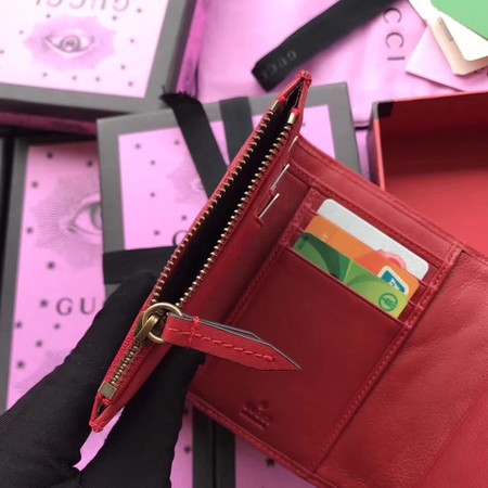 Gucci GG Marmont Matelasse Wallet 474802 Red Gucci GG Marmont Matelasse Wallet 474802 Red