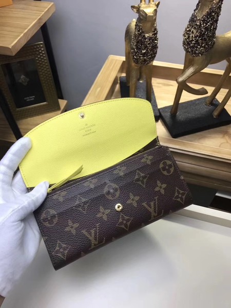 Louis Vuitton Monogram Canvas EMILIE WALLET M61289 Yellow