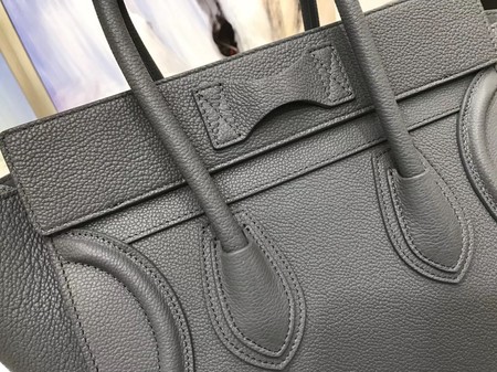 Celine Luggage Micro Tote Bag Original Leather CLY33081M Deep Grey