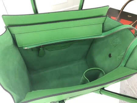 Celine Luggage Micro Tote Bag Original Leather CLY33081M Green