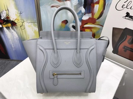 Celine Luggage Micro Tote Bag Original Leather CLY33081M Grey