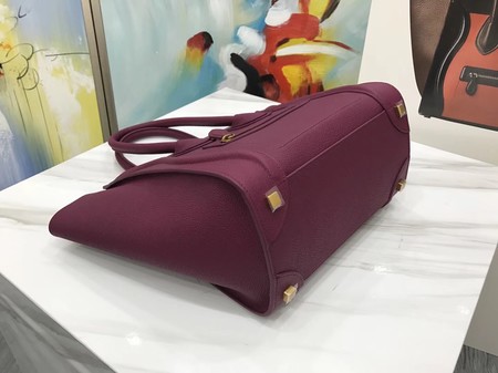 Celine Luggage Micro Tote Bag Original Leather CLY33081M Purple