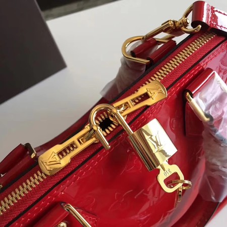 Louis Vuitton Monogram Vernis Alma PM M91611 Red