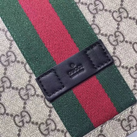 Gucci GG Supreme Messenger Bag 475432 Brown