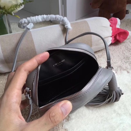 Yves Saint Laurent Monogram Leather Bag Y5804 Grey