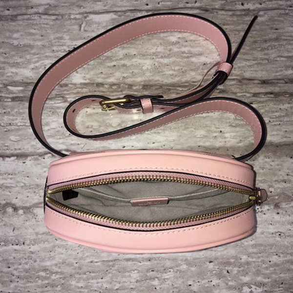 Gucci GG Marmont Leather Belt Bag 476434 Pink