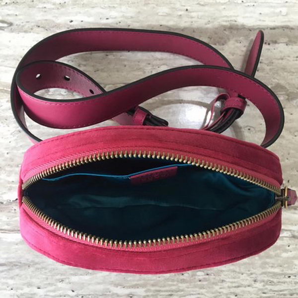 Gucci GG Marmont Velvet Belt Bag 476434 Rose