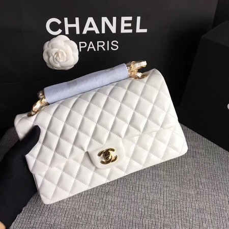 Chanel 2.55 Series Flap Bags Original Leather A1112 White