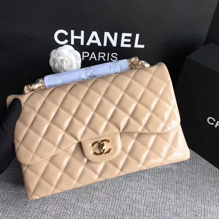 Chanel Classic Flap Bag Original Leather A1113 Apricot