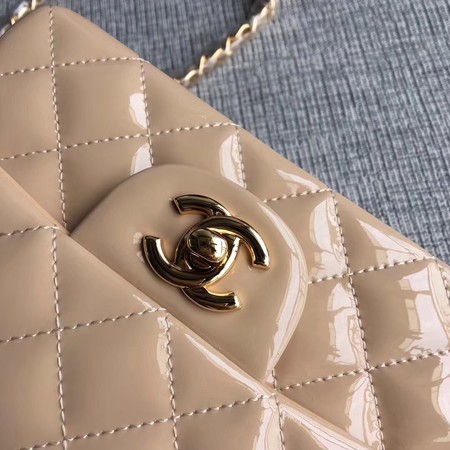 Chanel Classic Flap mini Bag Original Leather A1115 Apricot