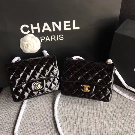 Chanel Classic Flap mini Bag Original Leather A1115 Black